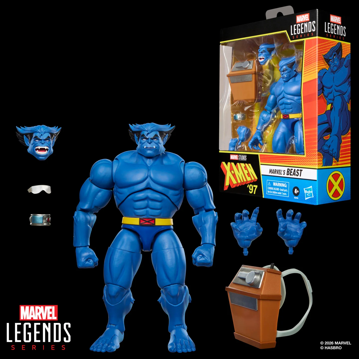 BESTIAN XMEN X-Men '97 Marvel Legends Marvel's Beast HASBRO - Imagen 1