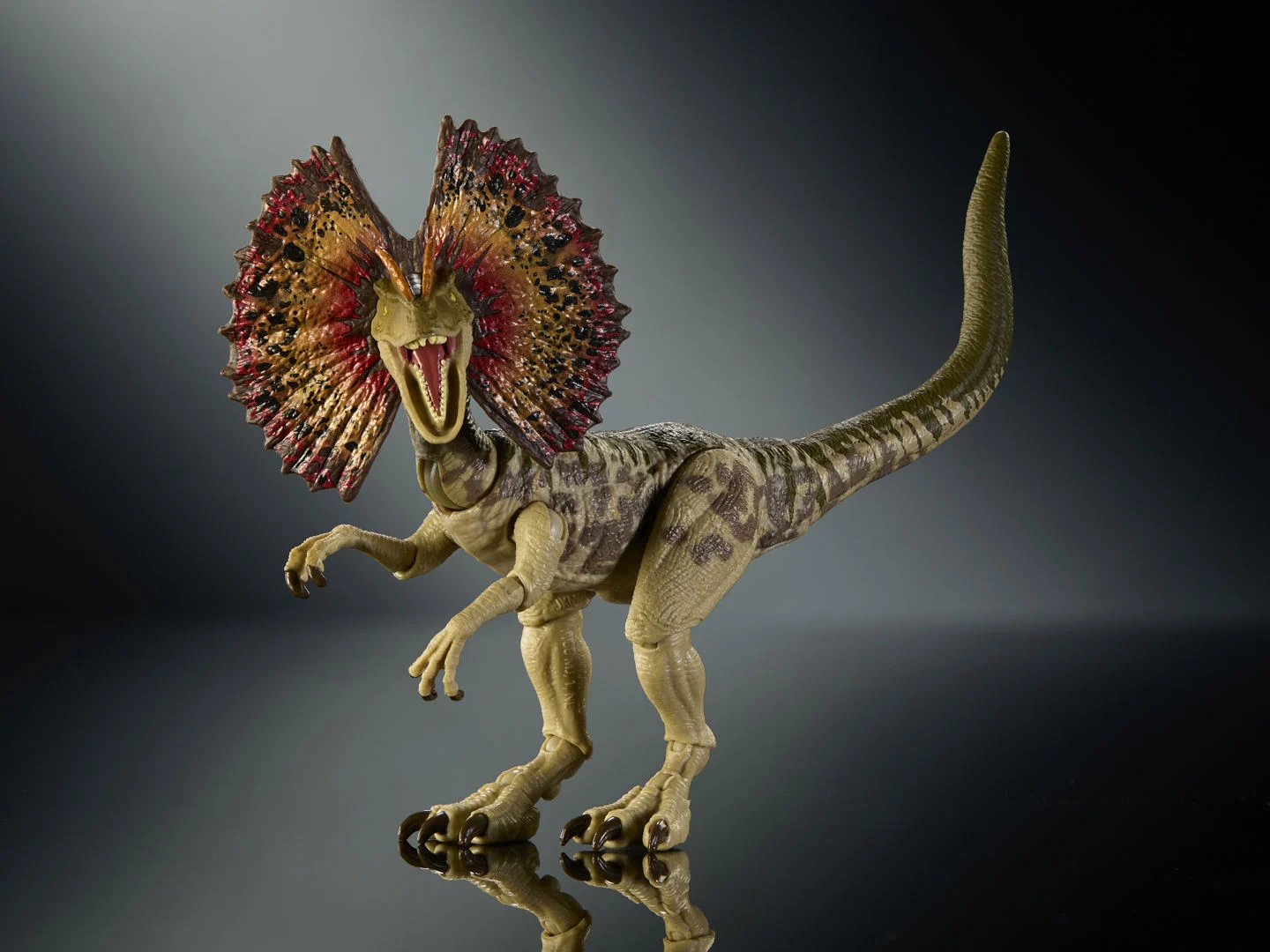 Dilophosaurus 1 Jurassic World Hammond Collection Dilophosaurus MATTEL - Imagen 1