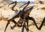 Starship Troopers Exquisite Basic Warrior Bug HIYA - Imagen 3