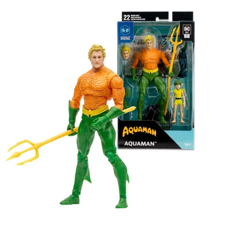 AQUAMAN DIGITAL 1 DC Comics Aquaman (Classic) 7" codigo digital MCFARLANE - Imagen 1