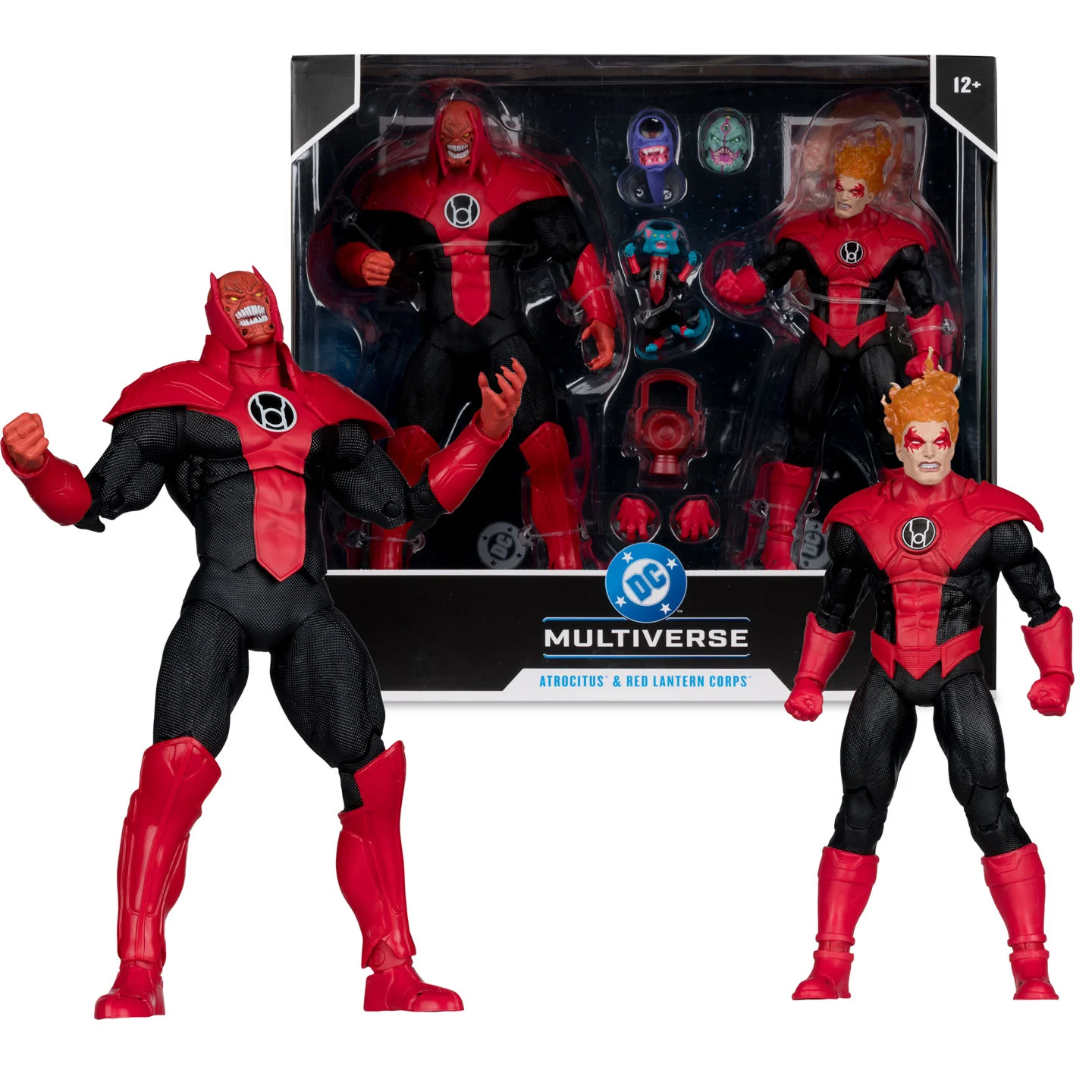 Atrocitus & Red Lantern Corps 8 Green Lantern DC Multiverse Atrocitus & Red Lantern Corps Action two pack MCFARLANE - Imagen 1