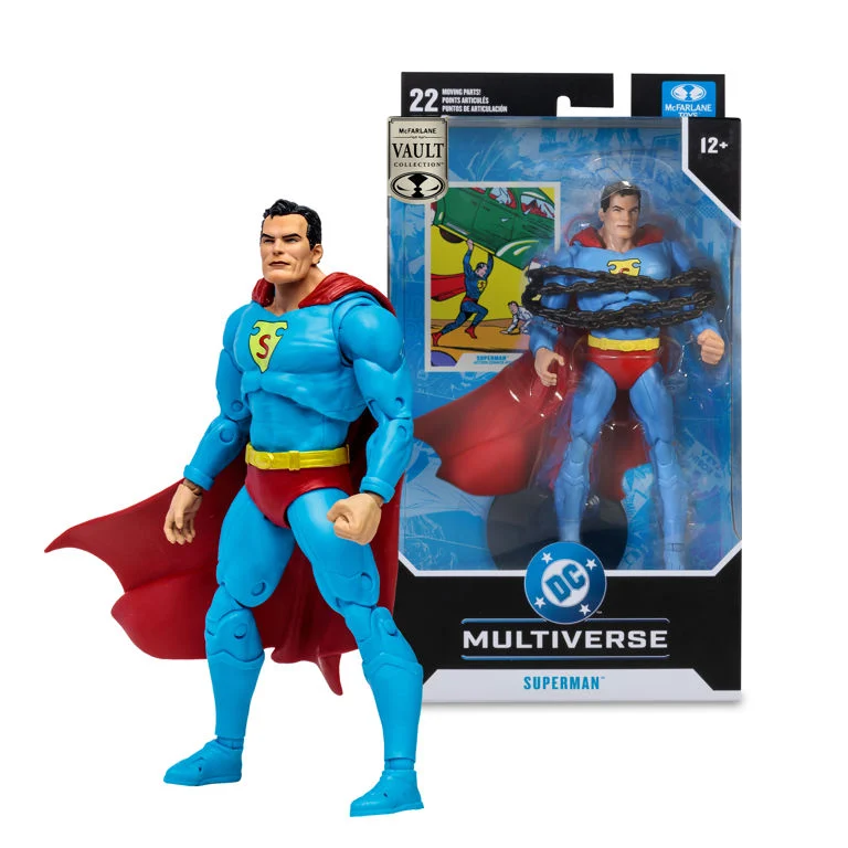 SUPERMAN VAULT 8 Action Comics DC Multiverse McFarlane Vault Collection Superman MCFARLANE - Imagen 1